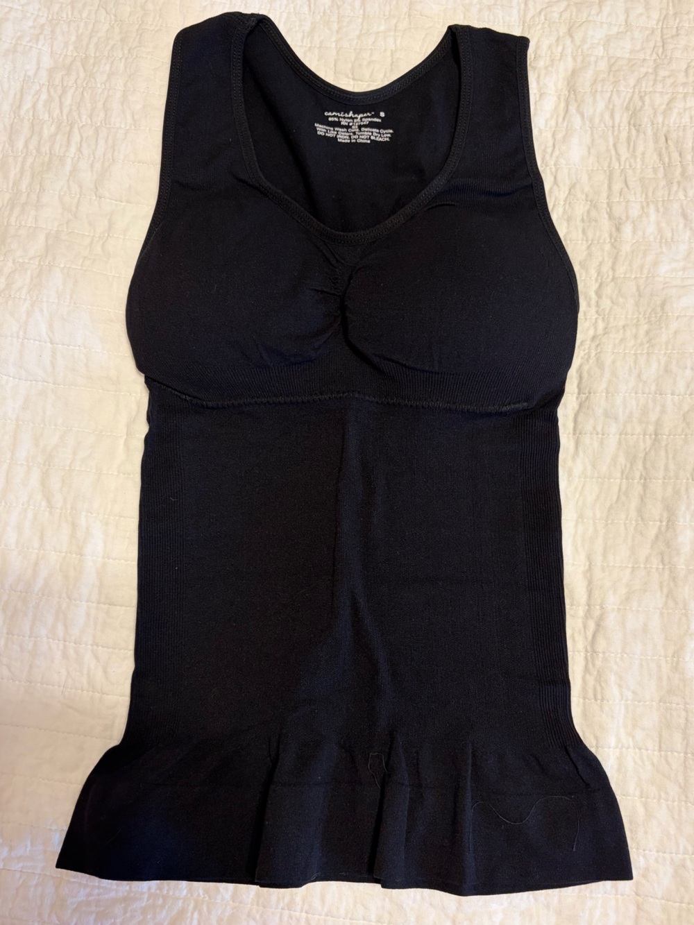 Camishaper Black Shapewear Tank Top Sz Small NWOT